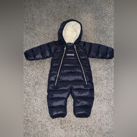 Mackage Other - Mackage Navy Blue infant size 3 months winter snow suit Very gently used